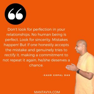 Mantavya quotes of gaur gopal das